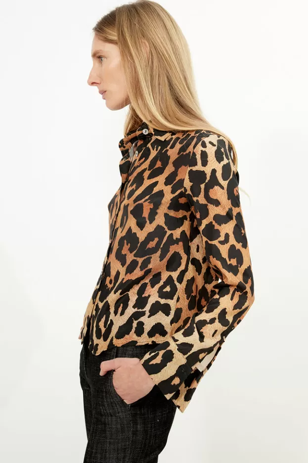 Tops & Shirts*Musier Paris printed shirt leo imp.léopard