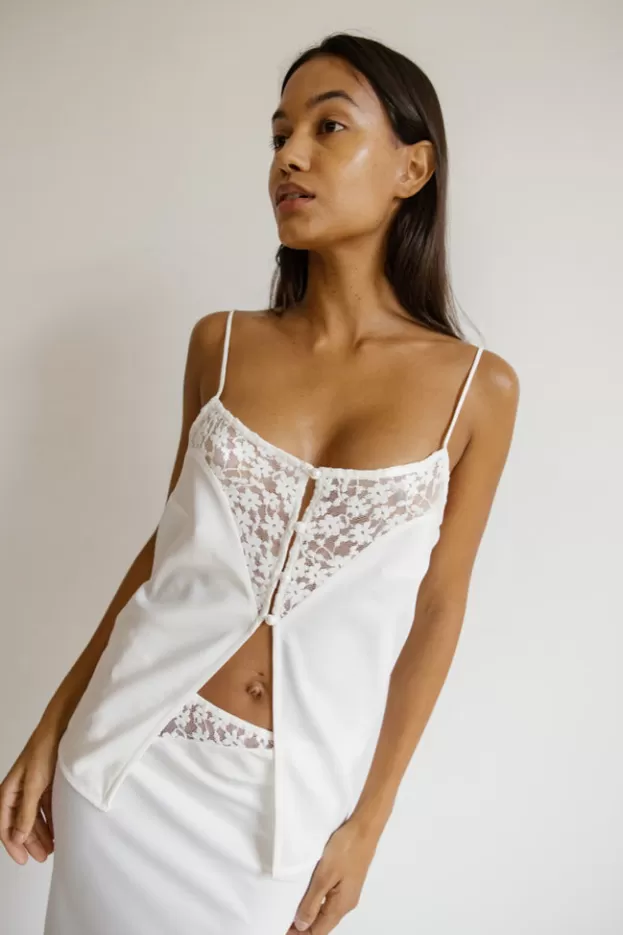 Tops & Shirts*Musier Paris Satin lingerie top Forcina